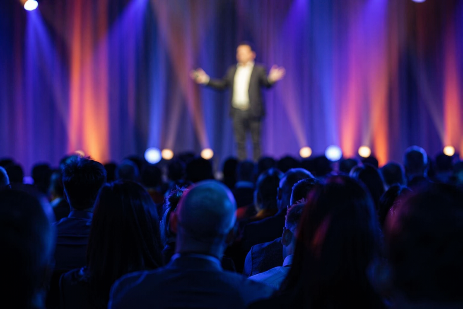 Event photography turned into a quick AI recap slideshow clip with animated motion between shots