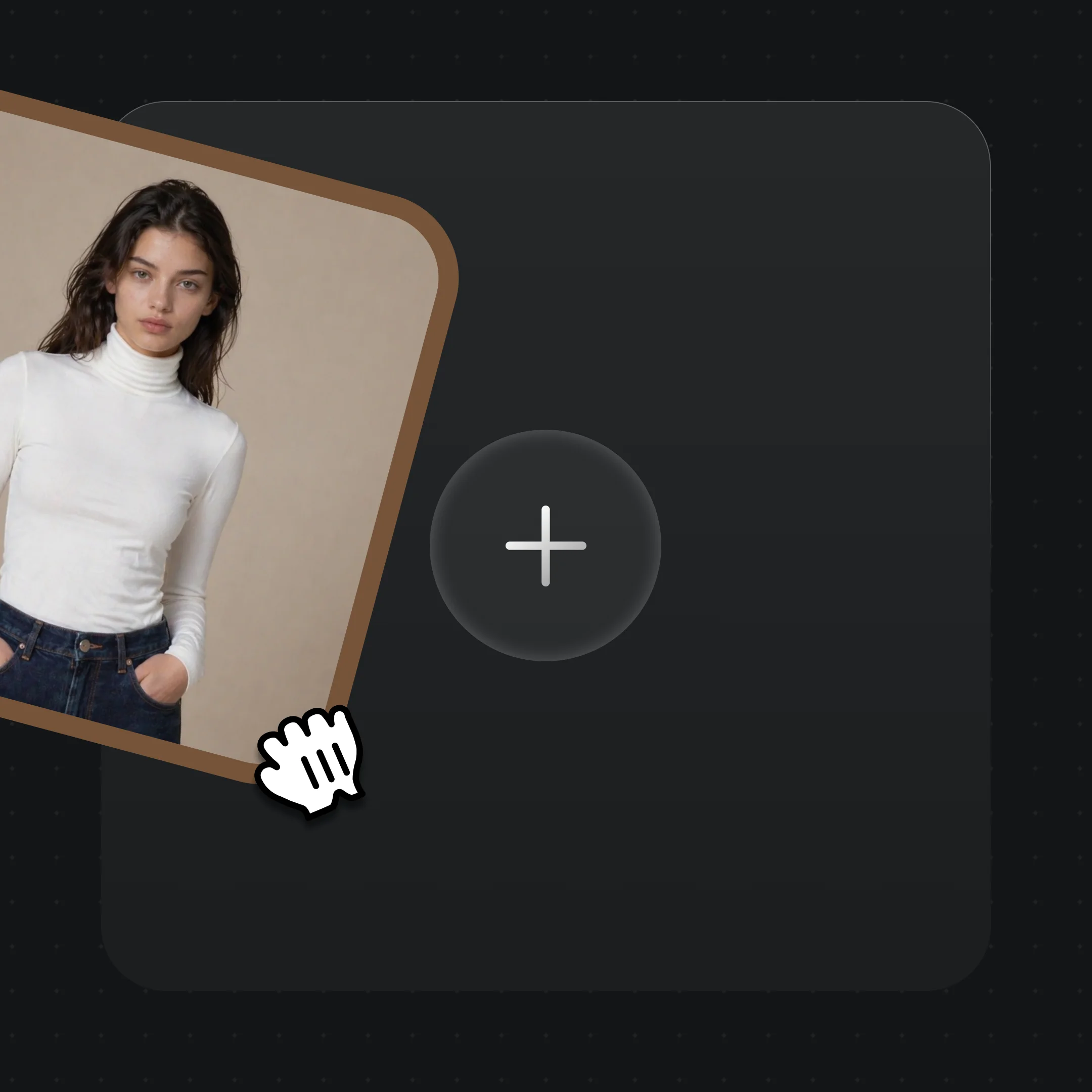 Drag a reference into the Renoise Canvas upload card