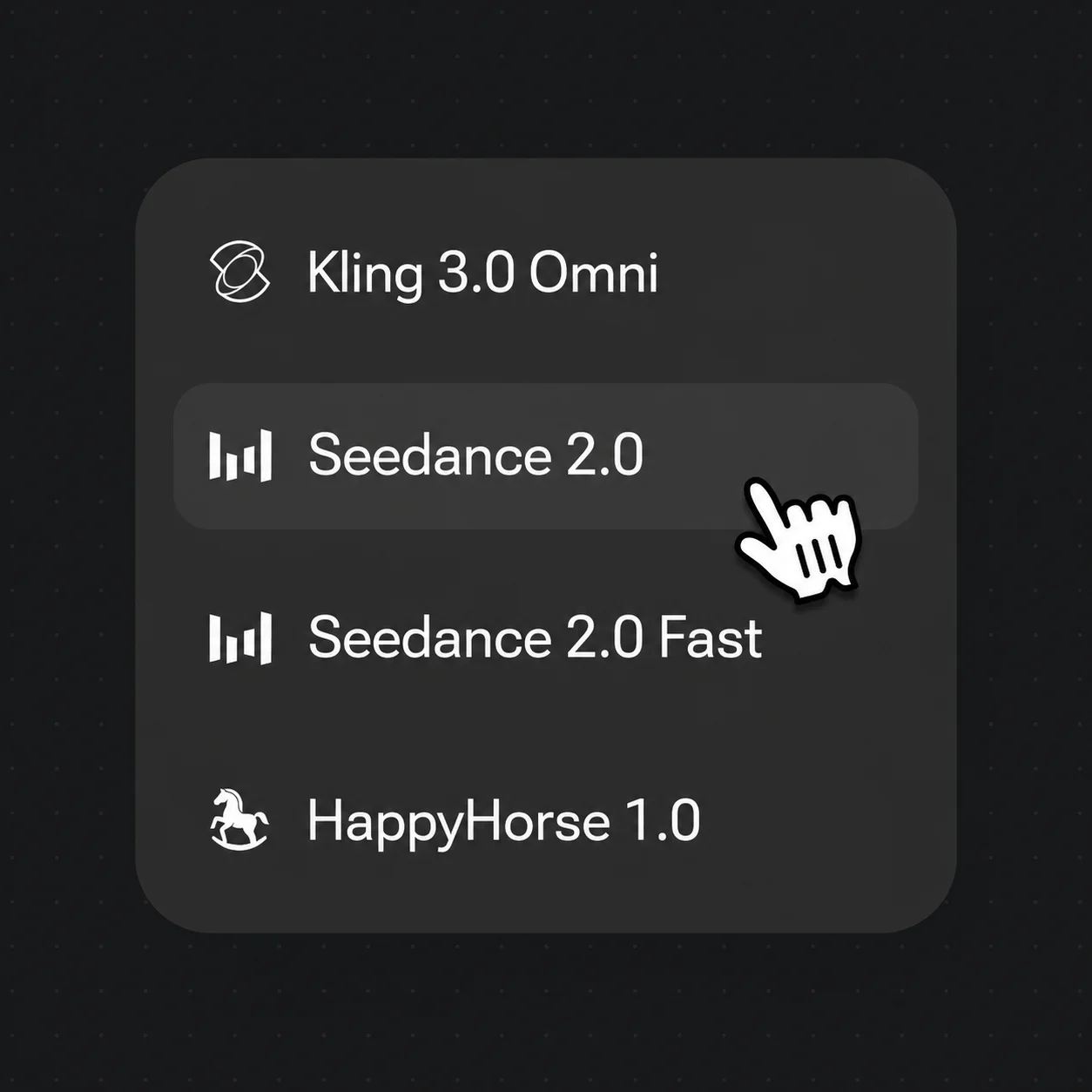 Selecting Nano Banana Pro or Midjourney V7 from the model menu in Renoise Canvas for portrait generation