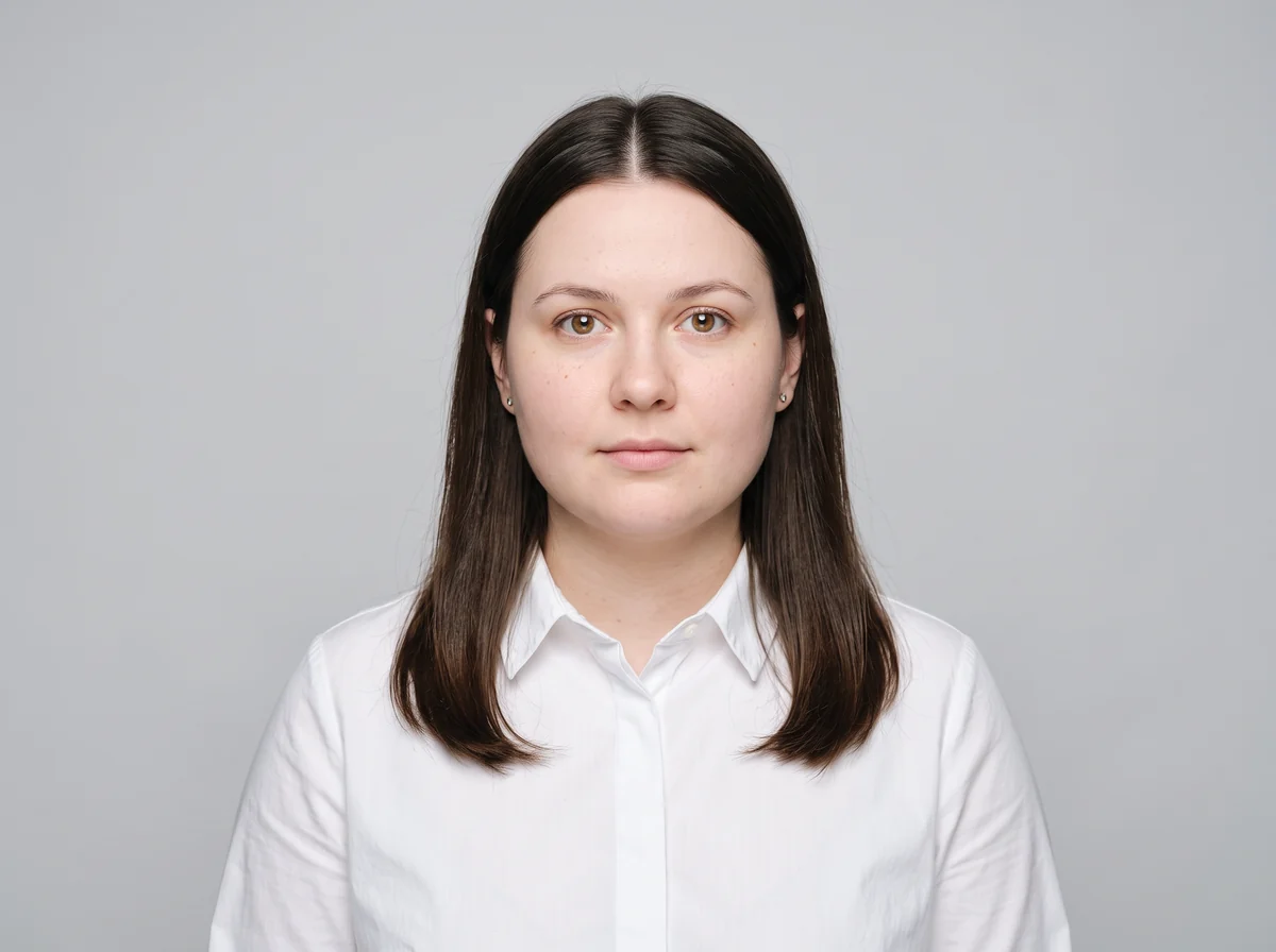 A studio headshot uploaded as the target picture for an AI face swap